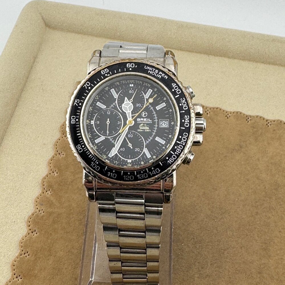 Vintage and Very Rare BREIL Manta 10 ATM Italian Dive Watch New battery